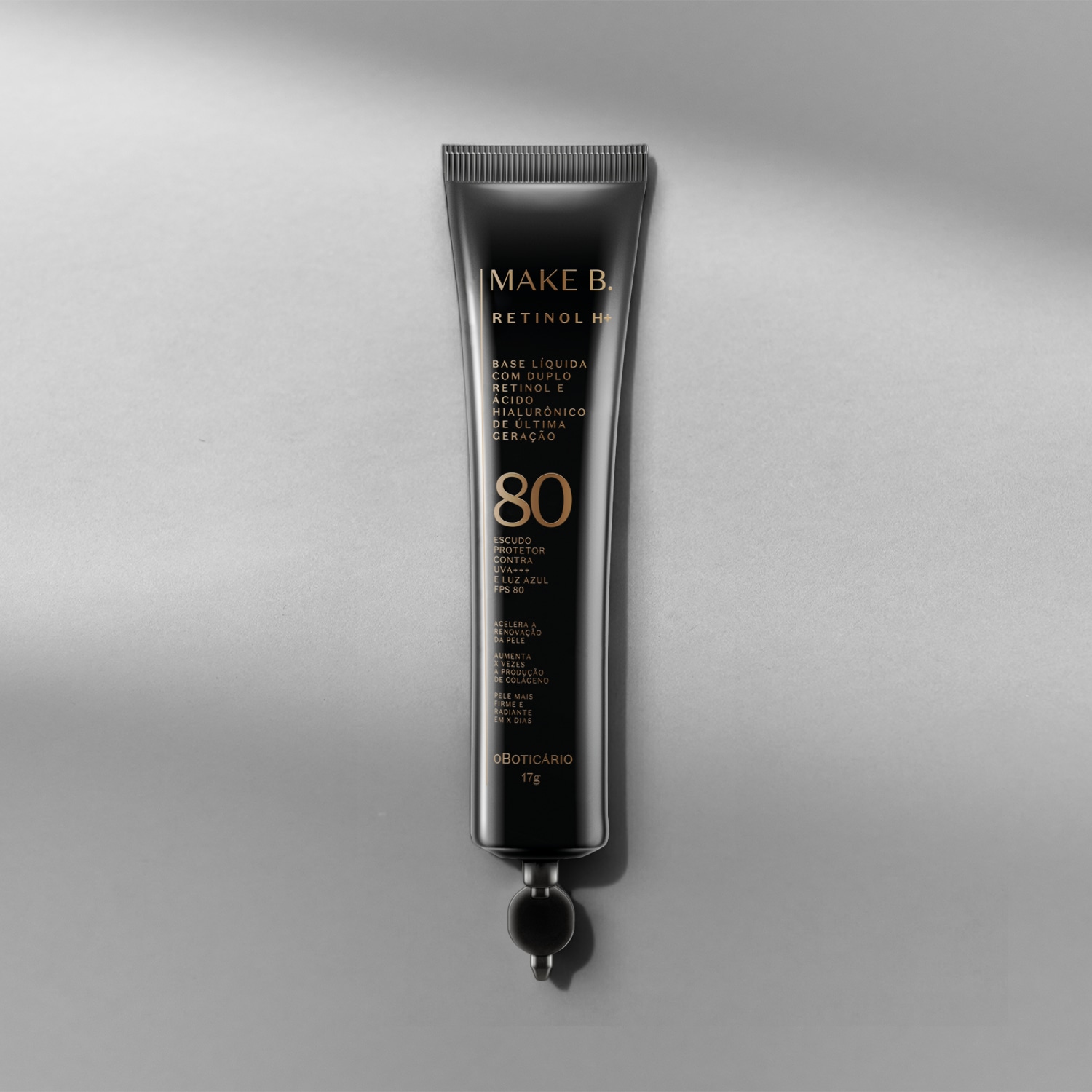 Refil Base Líquida Cor 65 com FPS 80 Make B. Retinol H+ 26g