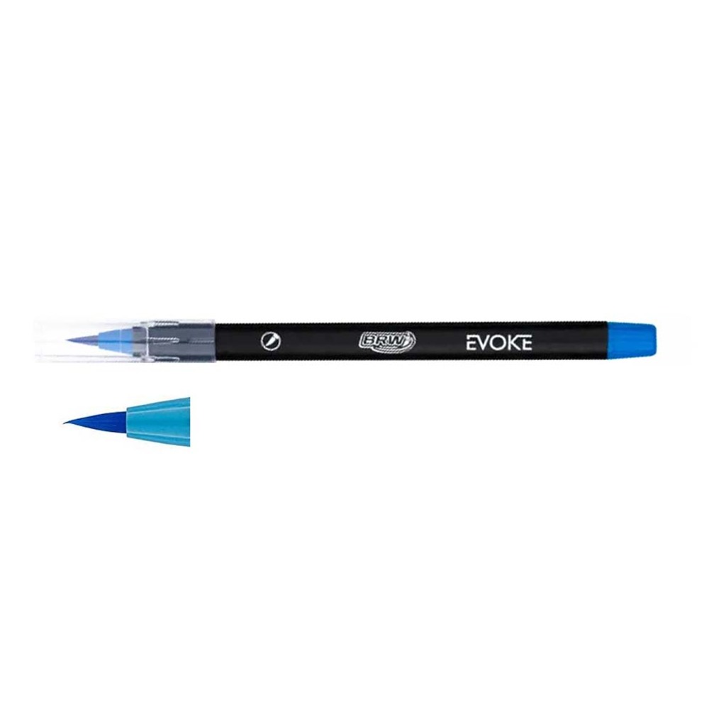 Caneta Marcador Artístico Brush Pen Azul Celeste Unitário - BRW - BP0003