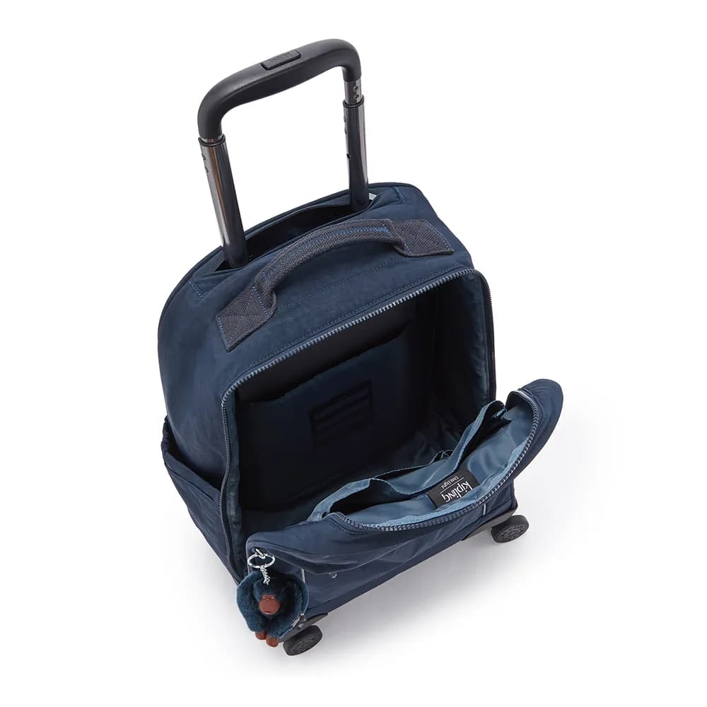 Mala Kipling Mese com Rodinha Azul Marinho