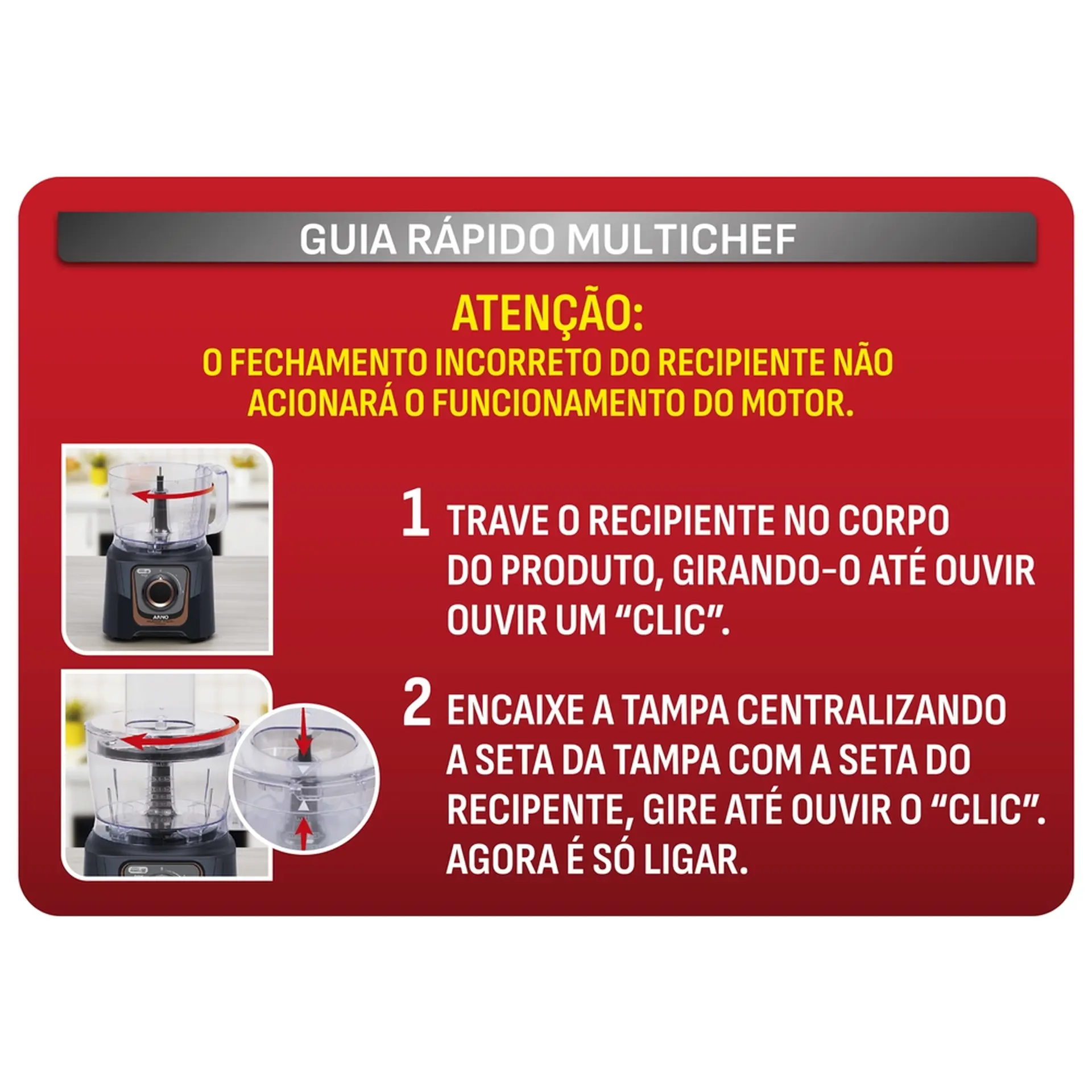 Multiprocessador de Alimentos Arno Multichef 7em1 700W 24 Funções MP72 - Cinza - 110 Volts