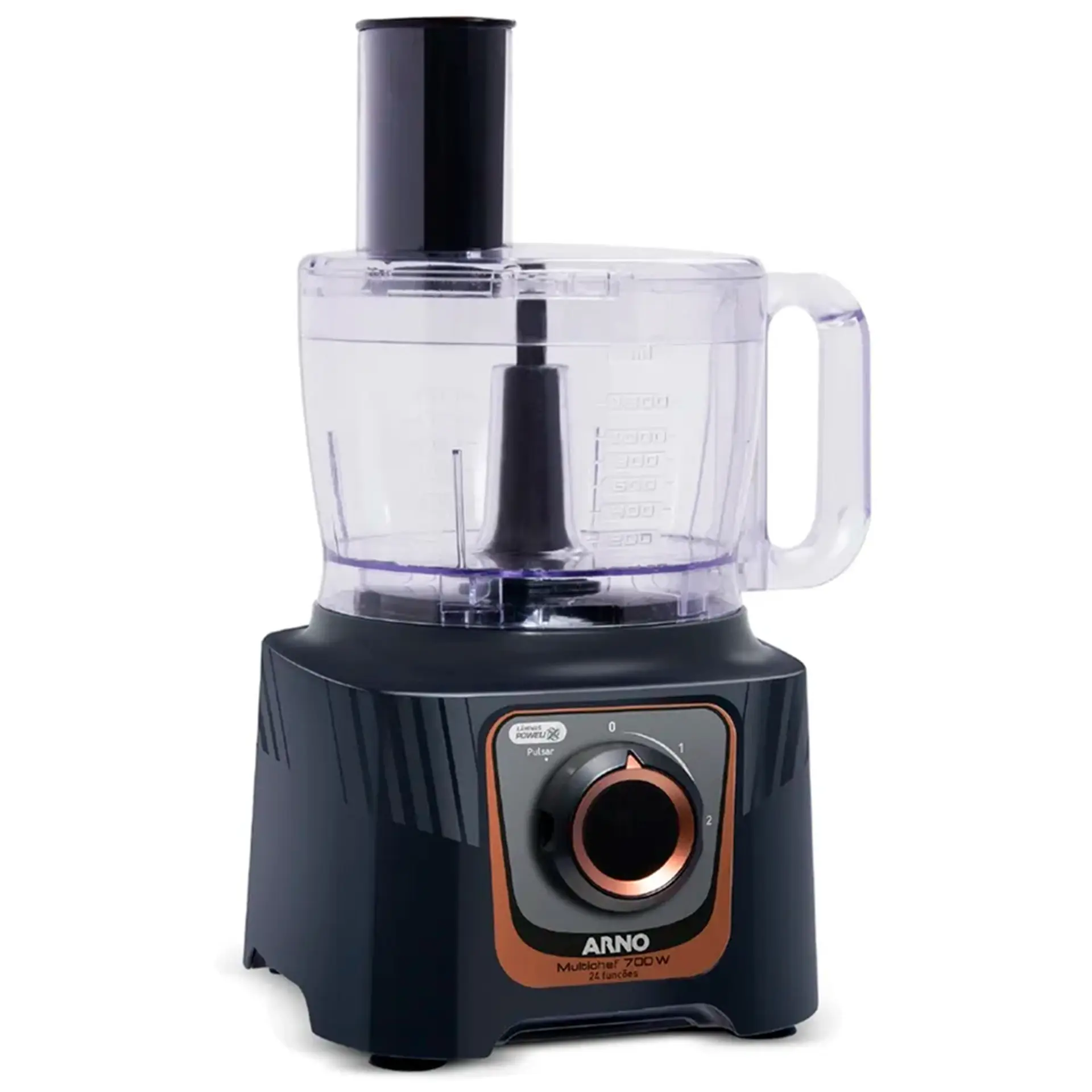 Multiprocessador de Alimentos Arno Multichef 7em1 700W 24 Funções MP72 - Cinza - 110 Volts