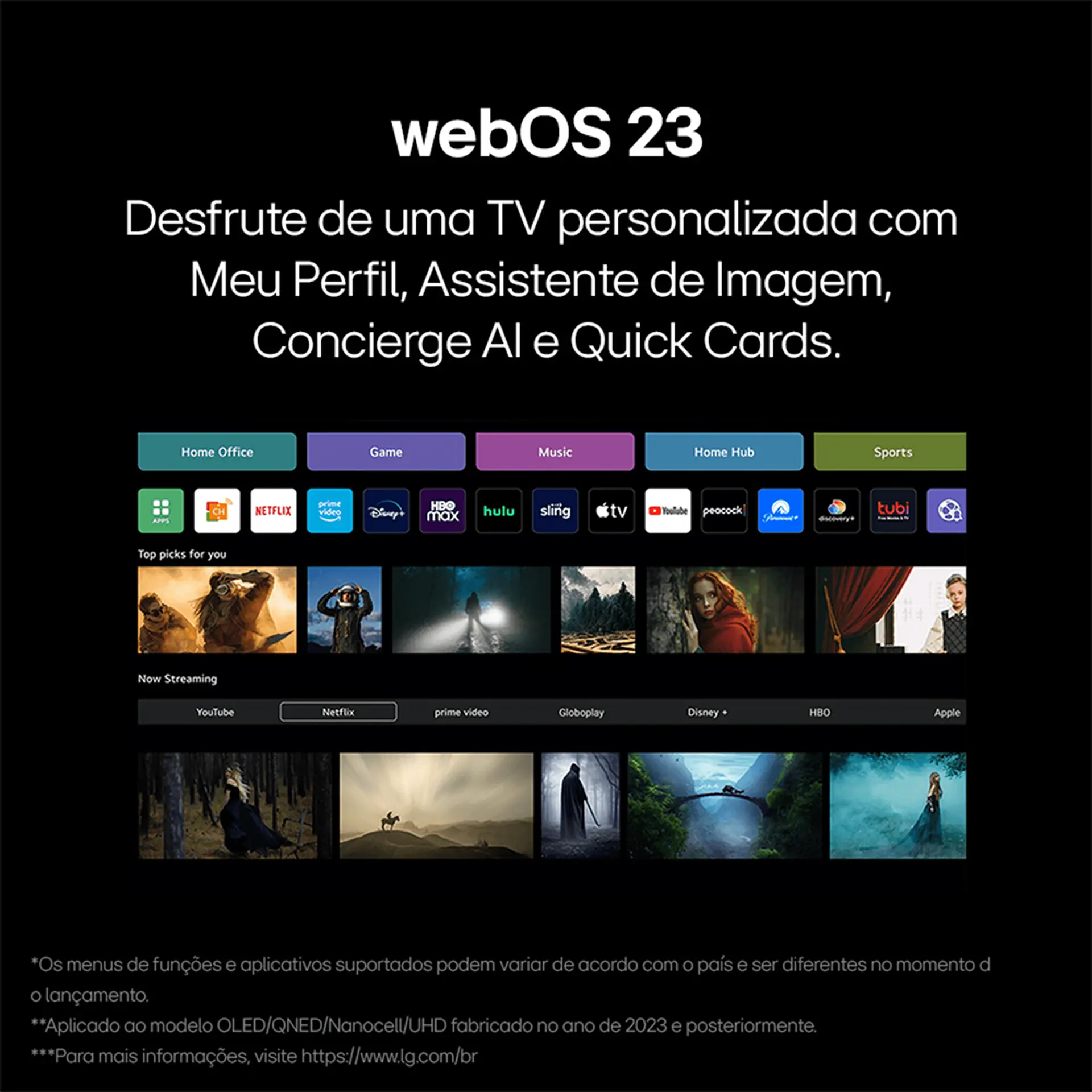 Smart TV LG LED 32" HD webOS IA LR60