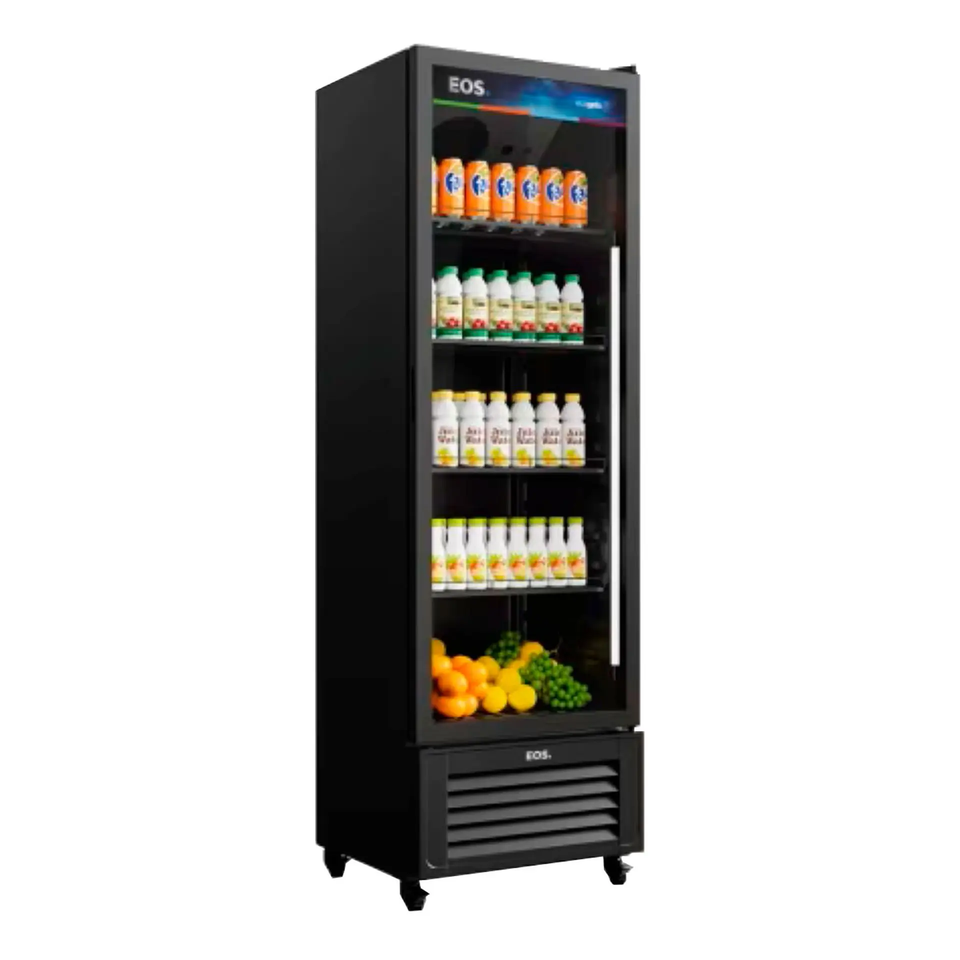 Refrigerador Expositor EOS 358L 1 Porta Vertical Eco Gelo Frost-Free EEV350P - Preto - 220 Volts