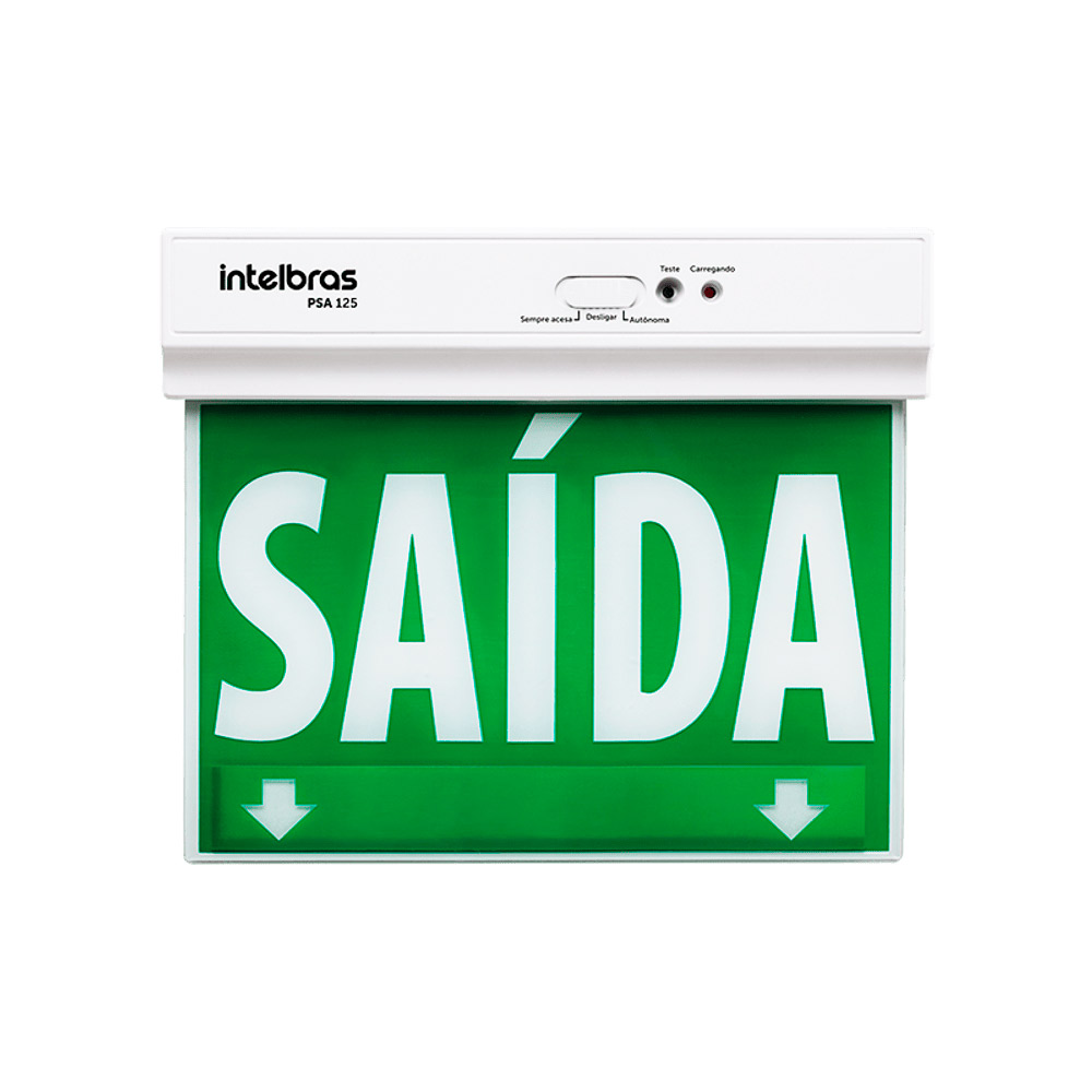 Placas de Sinalização Face Única PSA 125 Intelbras