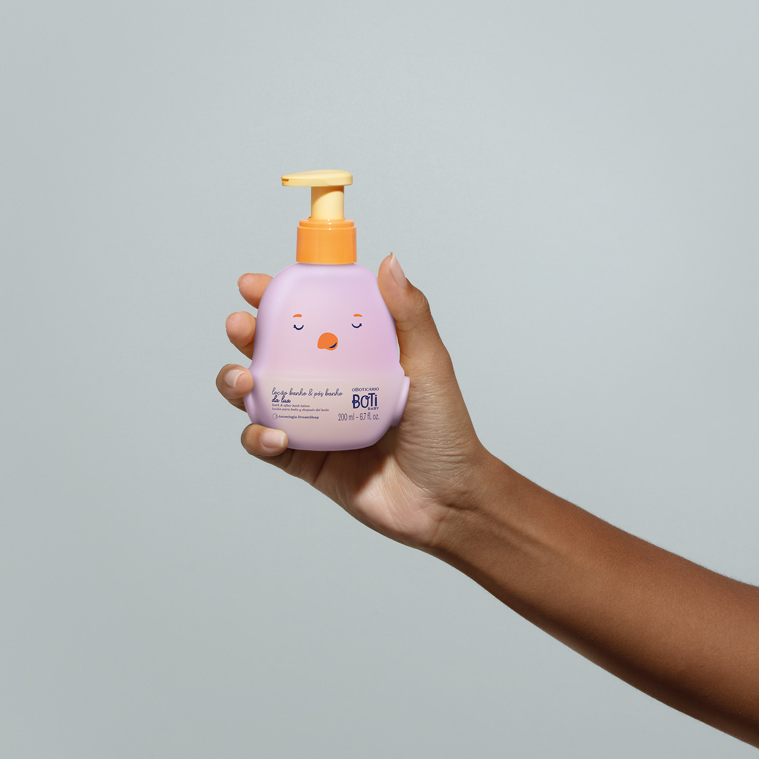Loção Corporal Banho e Pós-Banho Boti Baby Lua 200ml