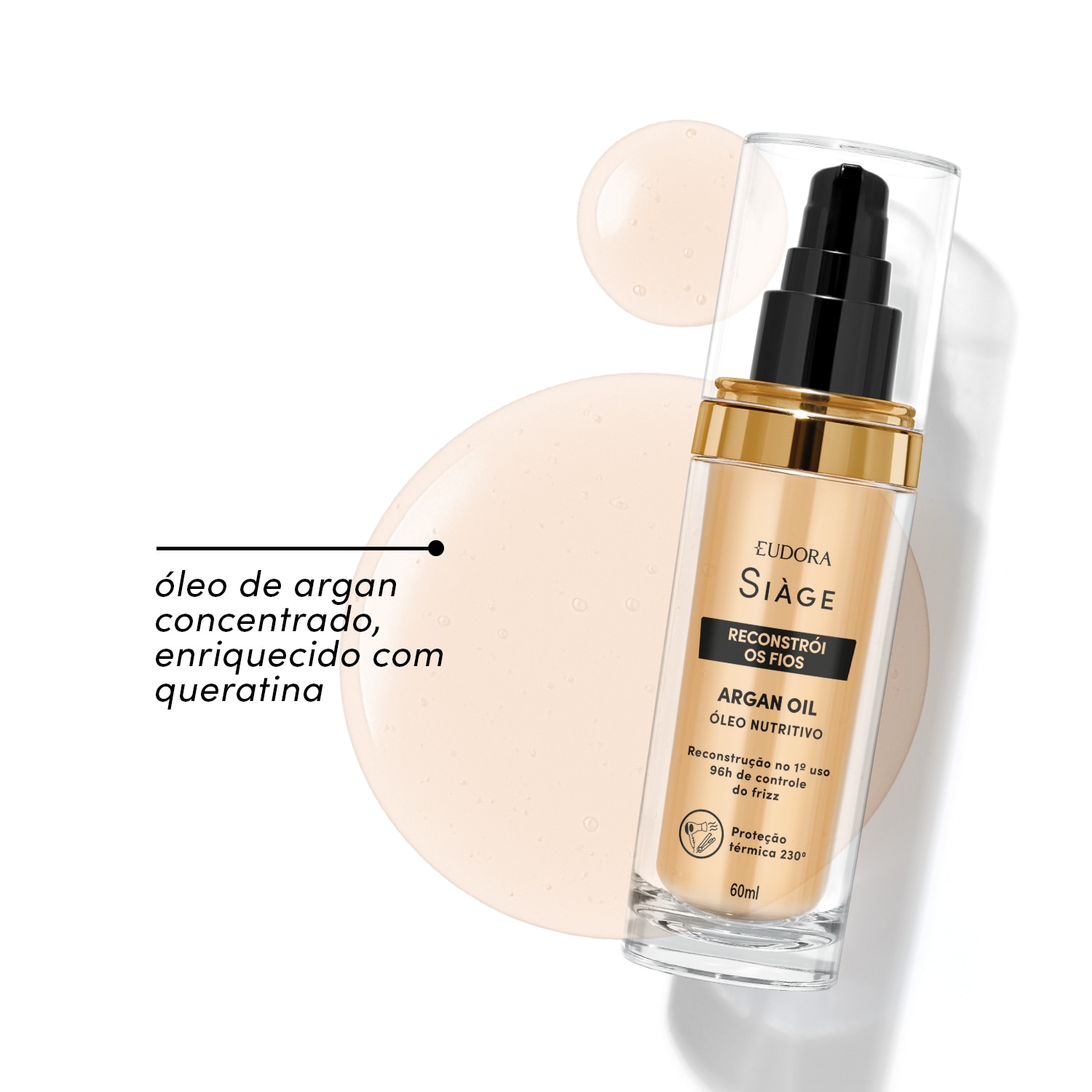 Argan Oil Siàge Reconstrói os Fios 60ml