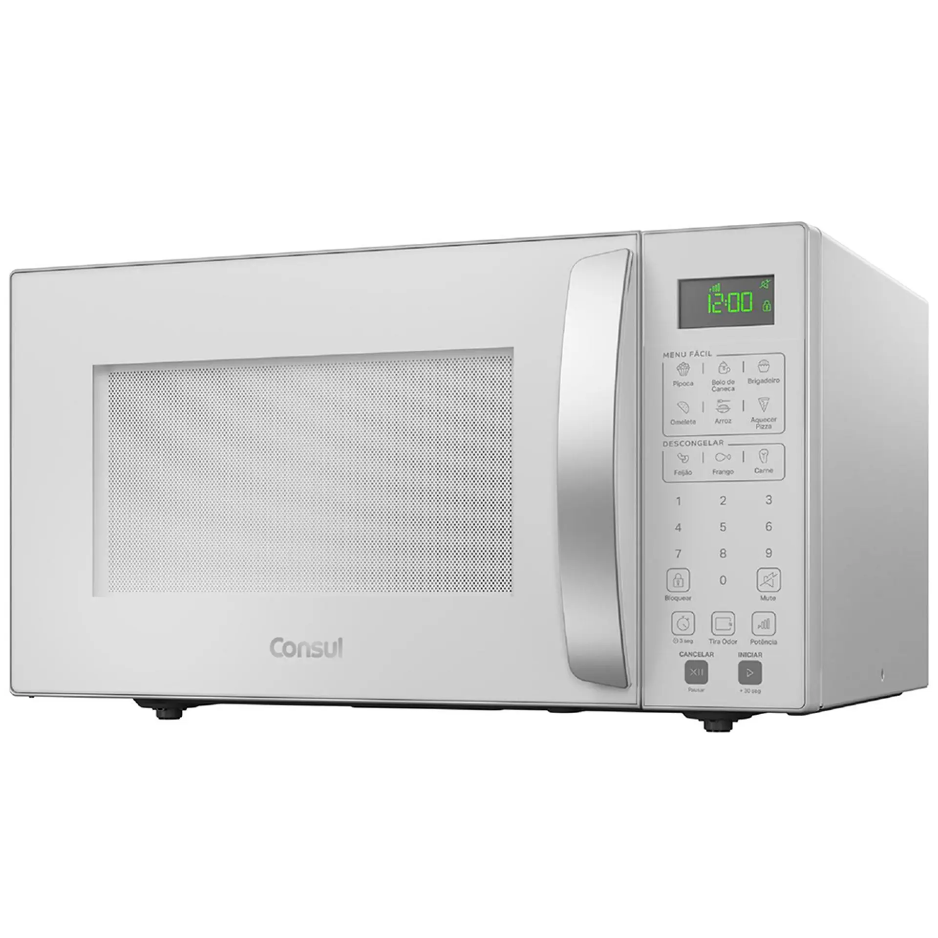 Micro-ondas Consul 32L 900W Menu Fácil e Função Tira Odor CMS46AB - Branco - 110 Volts