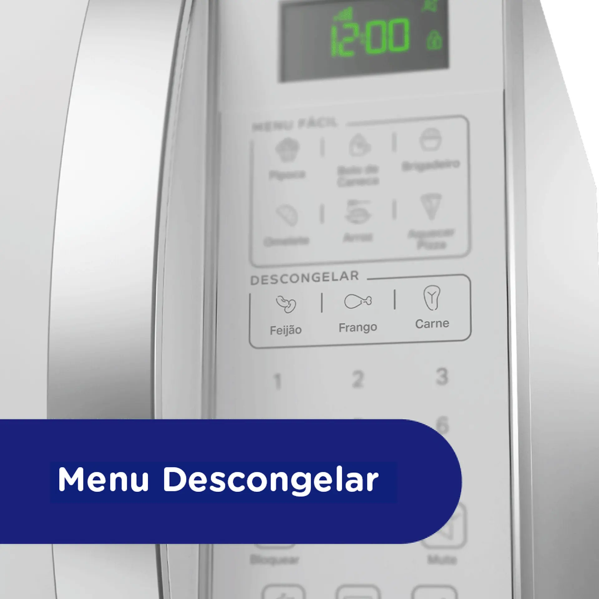 Micro-ondas Consul 32L 900W Menu Fácil e Função Tira Odor CMS46AB - Branco - 110 Volts