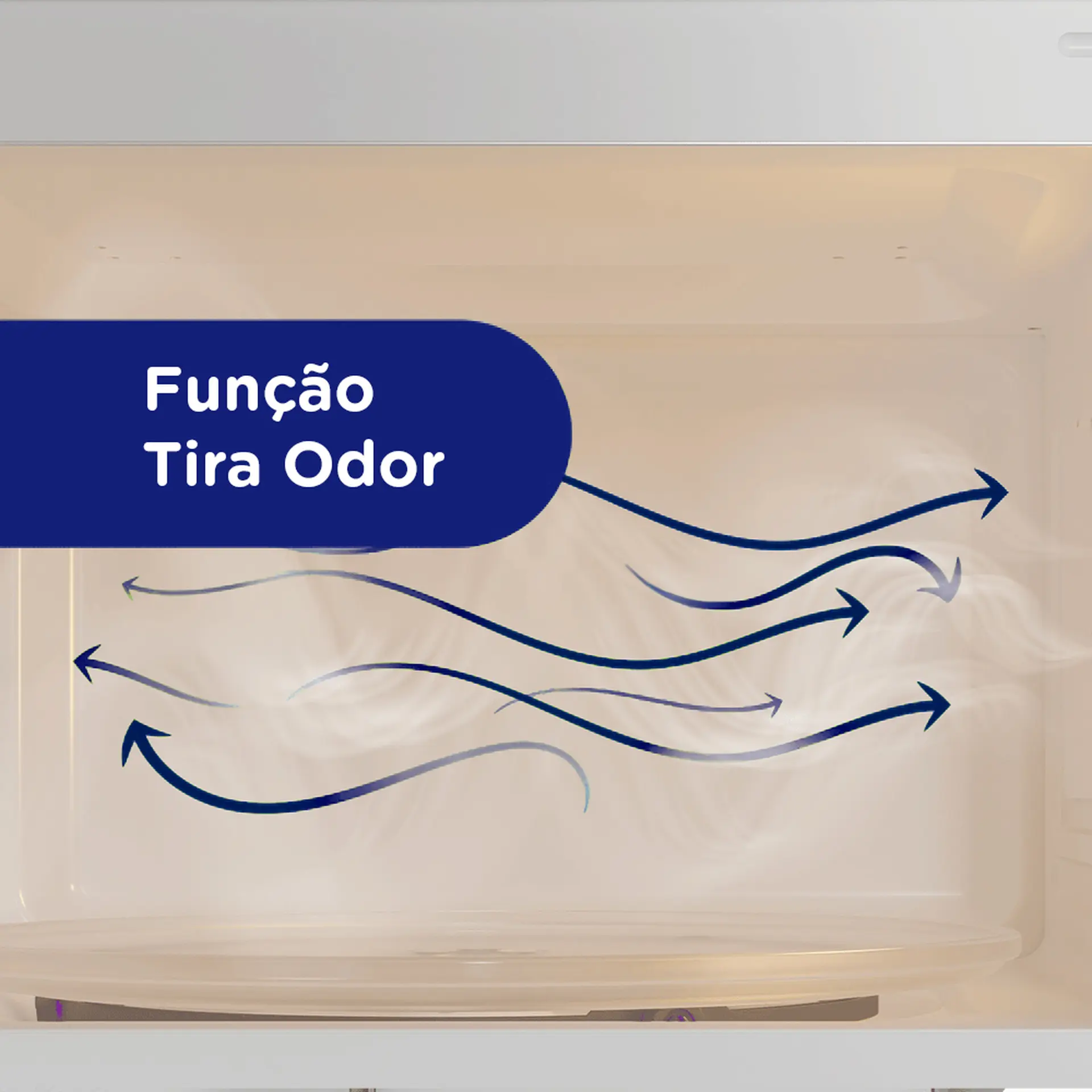 Micro-ondas Consul 32L 900W Menu Fácil e Função Tira Odor CMS46AB - Branco - 110 Volts