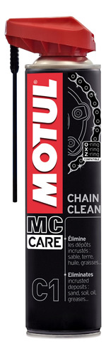 Spray Limpeza Corrente MOTUL MC CARE C1 CHAIN CLEAN 400ml 111648