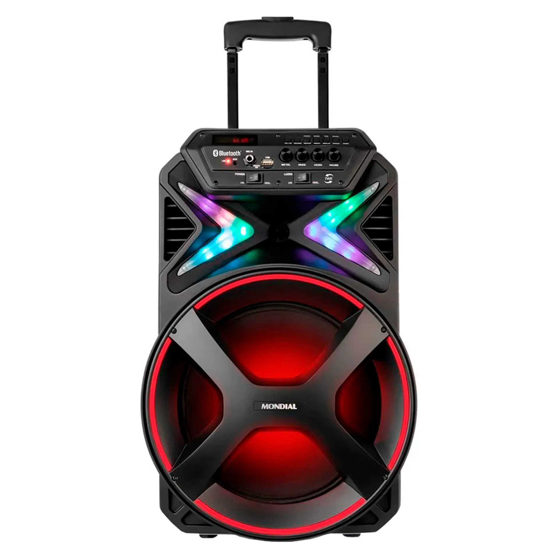 Caixa de Som Amplificada Mondial CM-400 400W Bluetooth USB