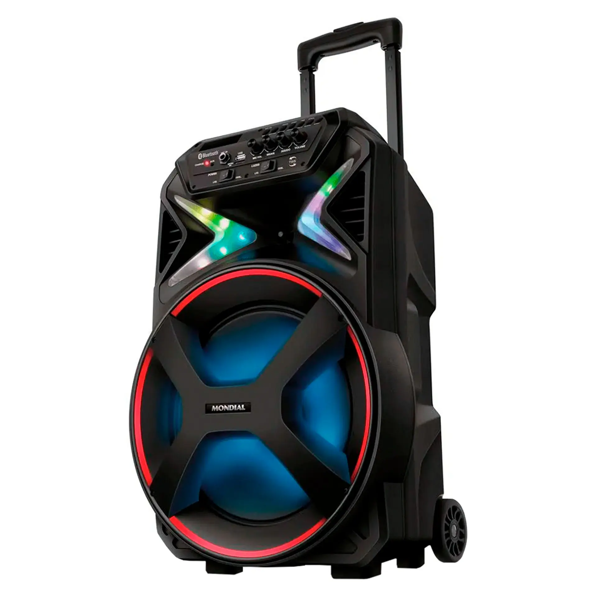 Caixa de Som Amplificada Mondial CM-400 400W Bluetooth USB