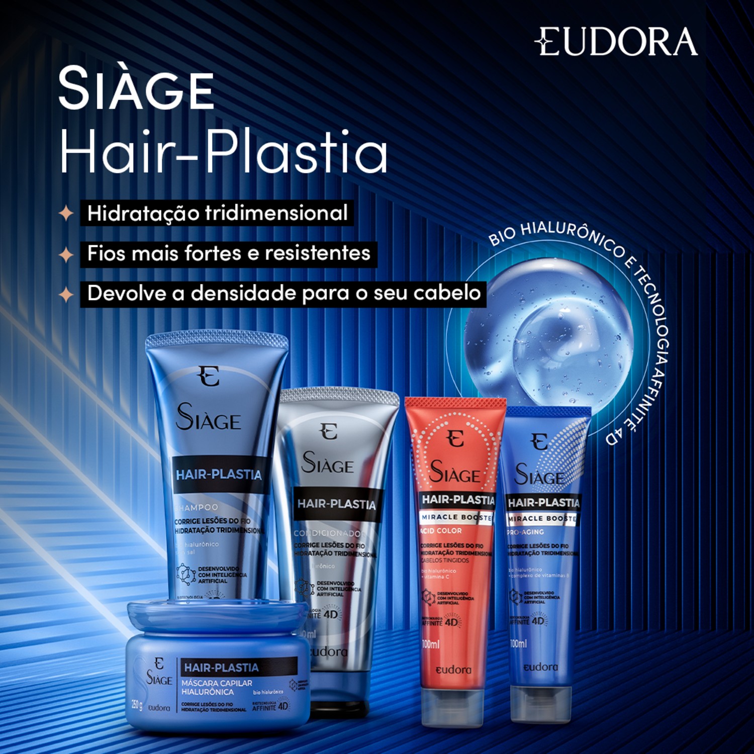Combo Siàge Hair Plastia Shampoo + Máscara + Condicionador