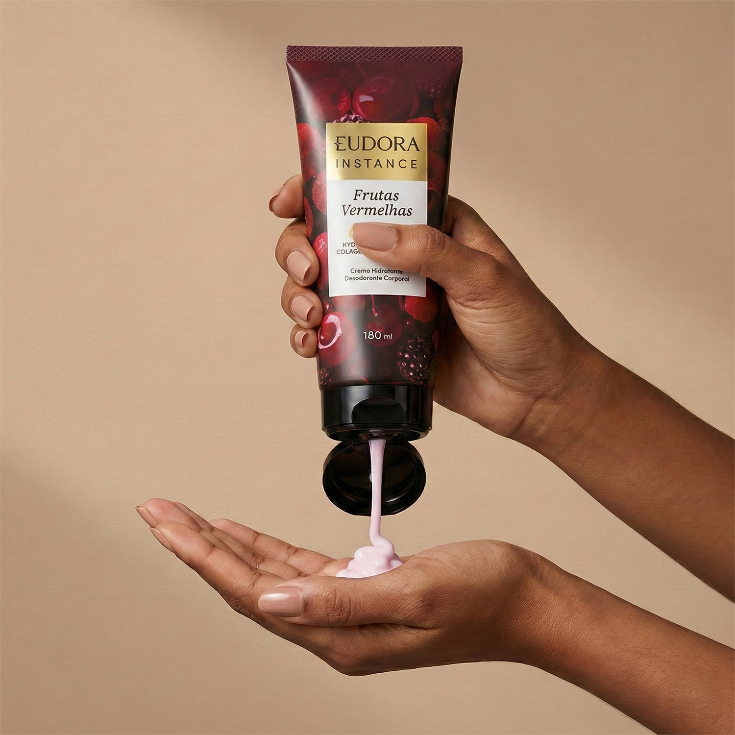 Creme Hidratante Desodorante Corporal Instance Frutas Vermelhas 180ml