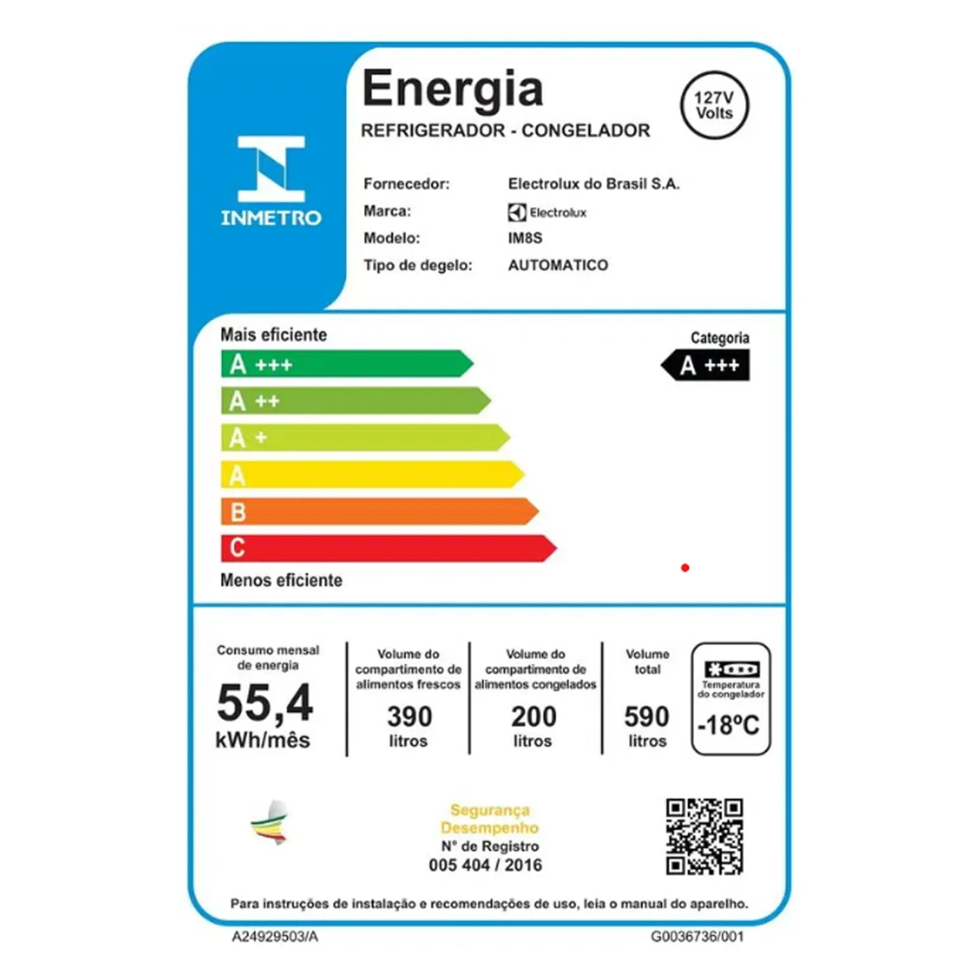 Geladeira Electrolux Frost Free Inverter 590L AutoSense 3 Portas IM8S - Inox - 110 Volts