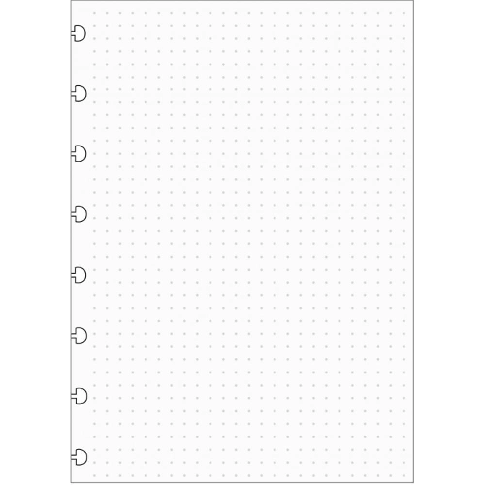 Refil para Caderno Inteligente A5 com 30 Folhas Pontilhado