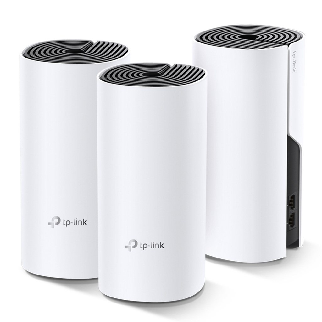 Roteador Wireless Tp-Link AC1200 Gigabit Dual Band Mesh 2 Antenas Internas DECO M4 Vendido 3 Pack