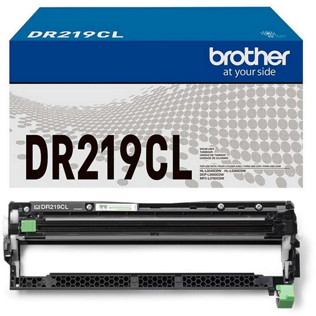 Cilindro Brother DR219CL Colorido Original para HL-L3240CDW, HL-L3280CDW, DCP-L3560CDW, MFC-L3760CDW
