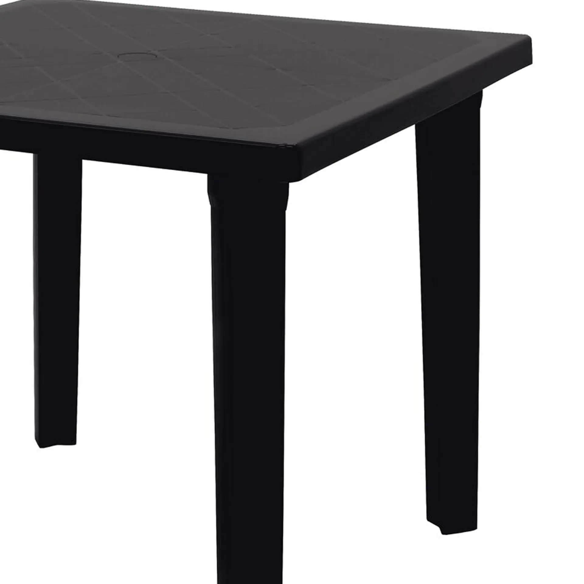 Mesa de Polipropileno Quadrada de 4 Lugares Sancho Tramontina - Preto