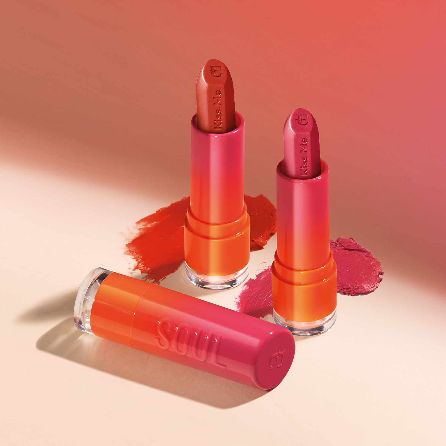 Batom Laranja Trendy SOUL KISS ME Matte FPS 15