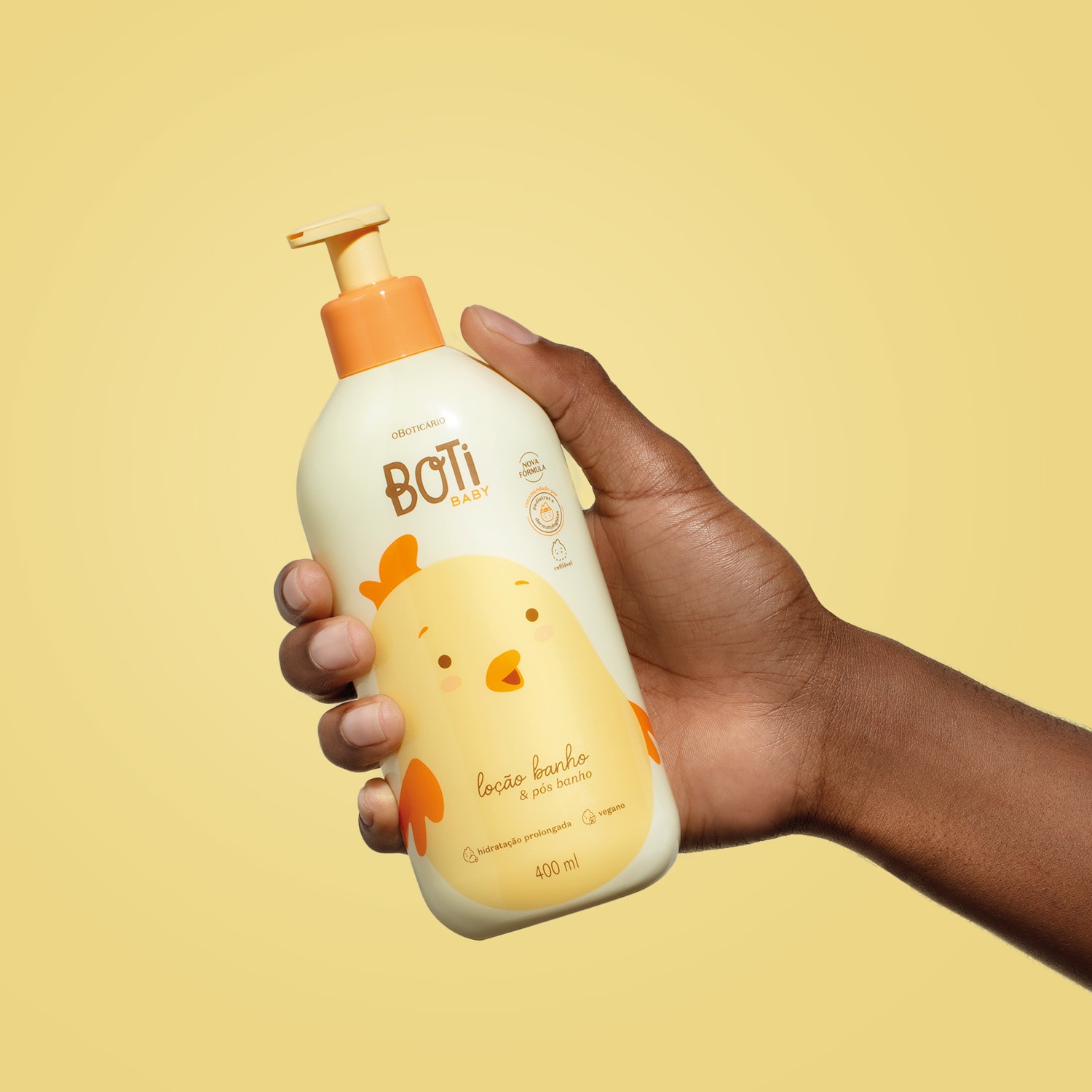 Loção Hidratante Banho e Pós-Banho Boti Baby 400ml