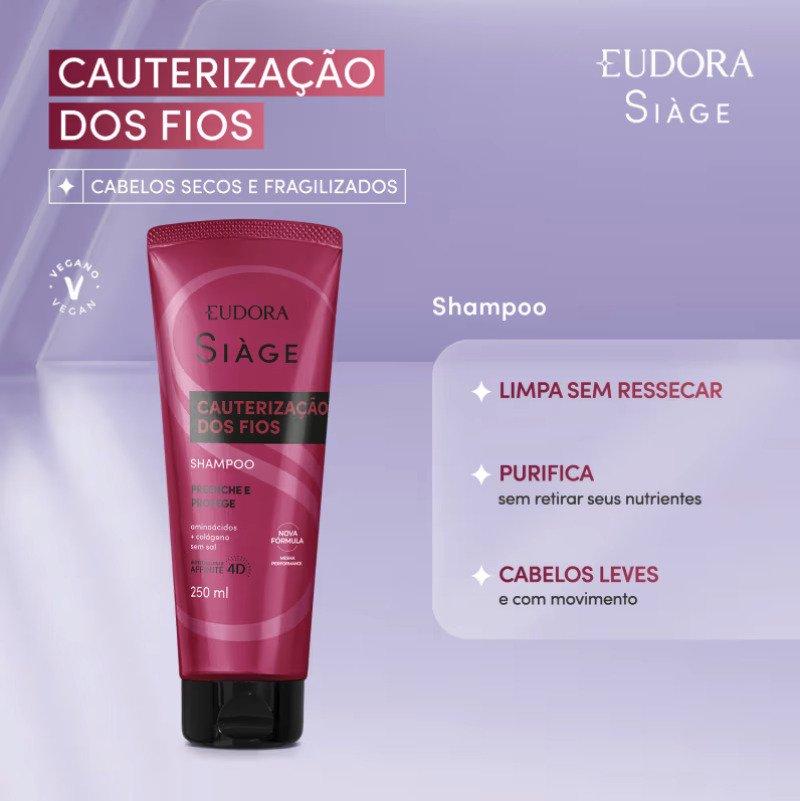 Shampoo Siàge Cauterização dos Fios 250ml Eudora