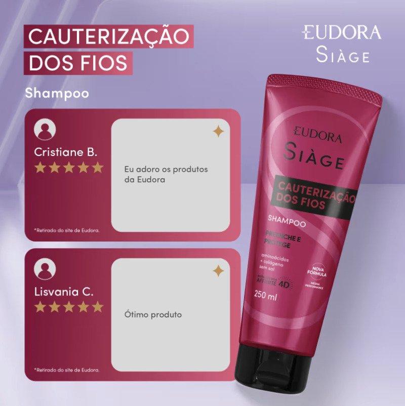 Shampoo Siàge Cauterização dos Fios 250ml Eudora