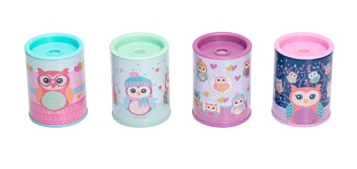 Apontador Molin Love Coruja Metálico Unidade Sortido