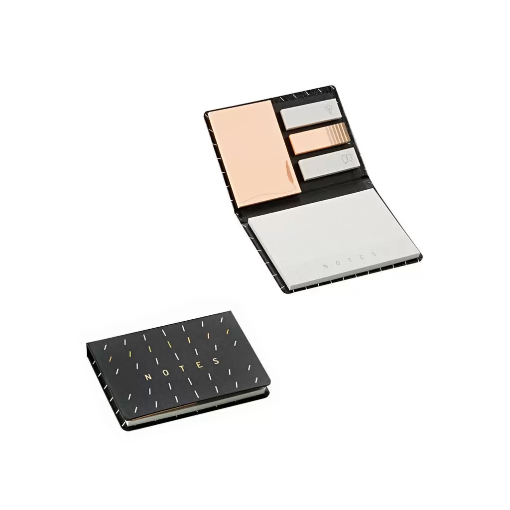 Conjunto Ótima Stick Notes 05 Noir Capa Traço