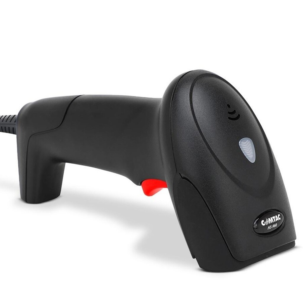 Leitor de Código de Barras Laser de Mão Comtac 26119407 USB - Lê Nota Fiscal Eletrônica Boleto Bancário