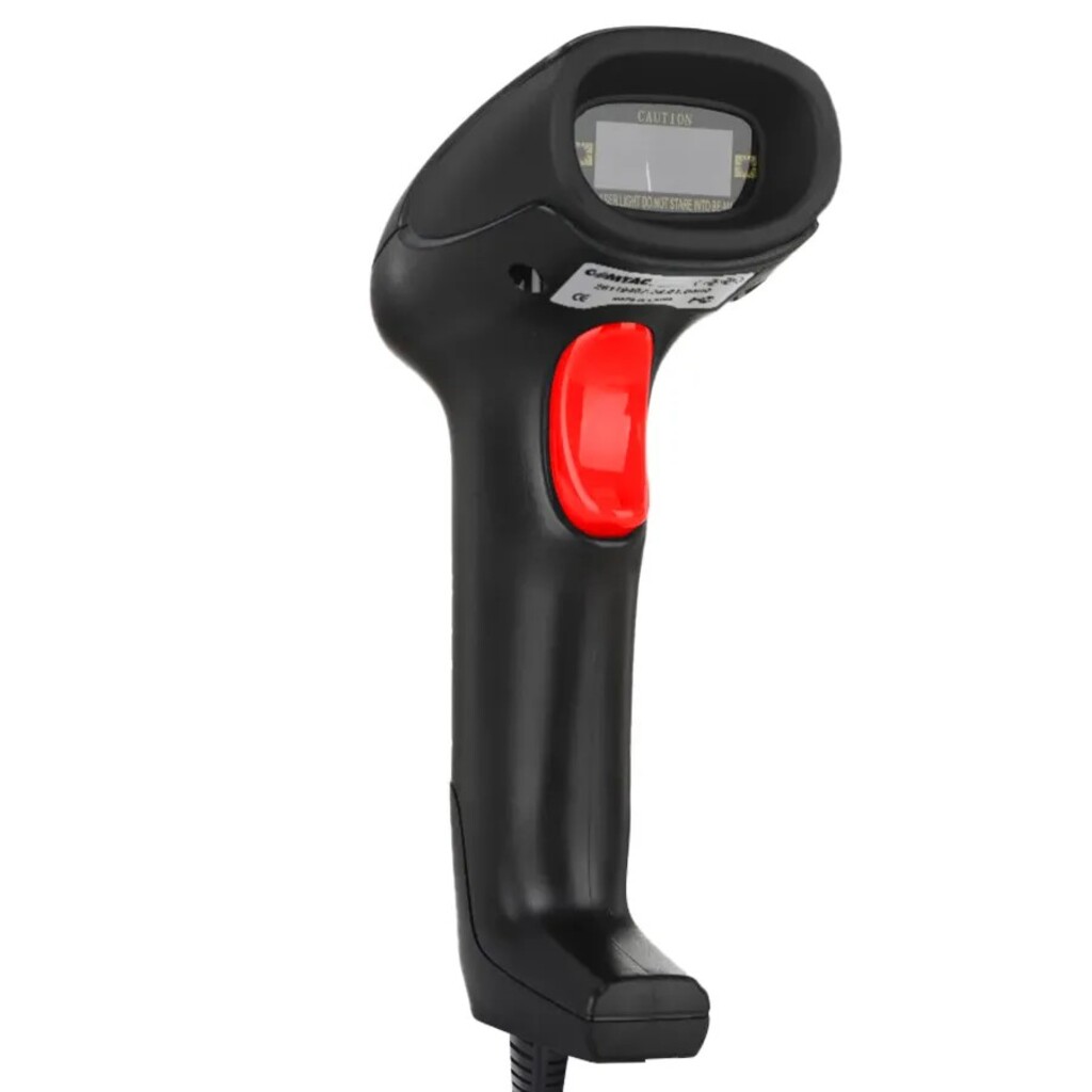 Leitor de Código de Barras Laser de Mão Comtac 26119407 USB - Lê Nota Fiscal Eletrônica Boleto Bancário