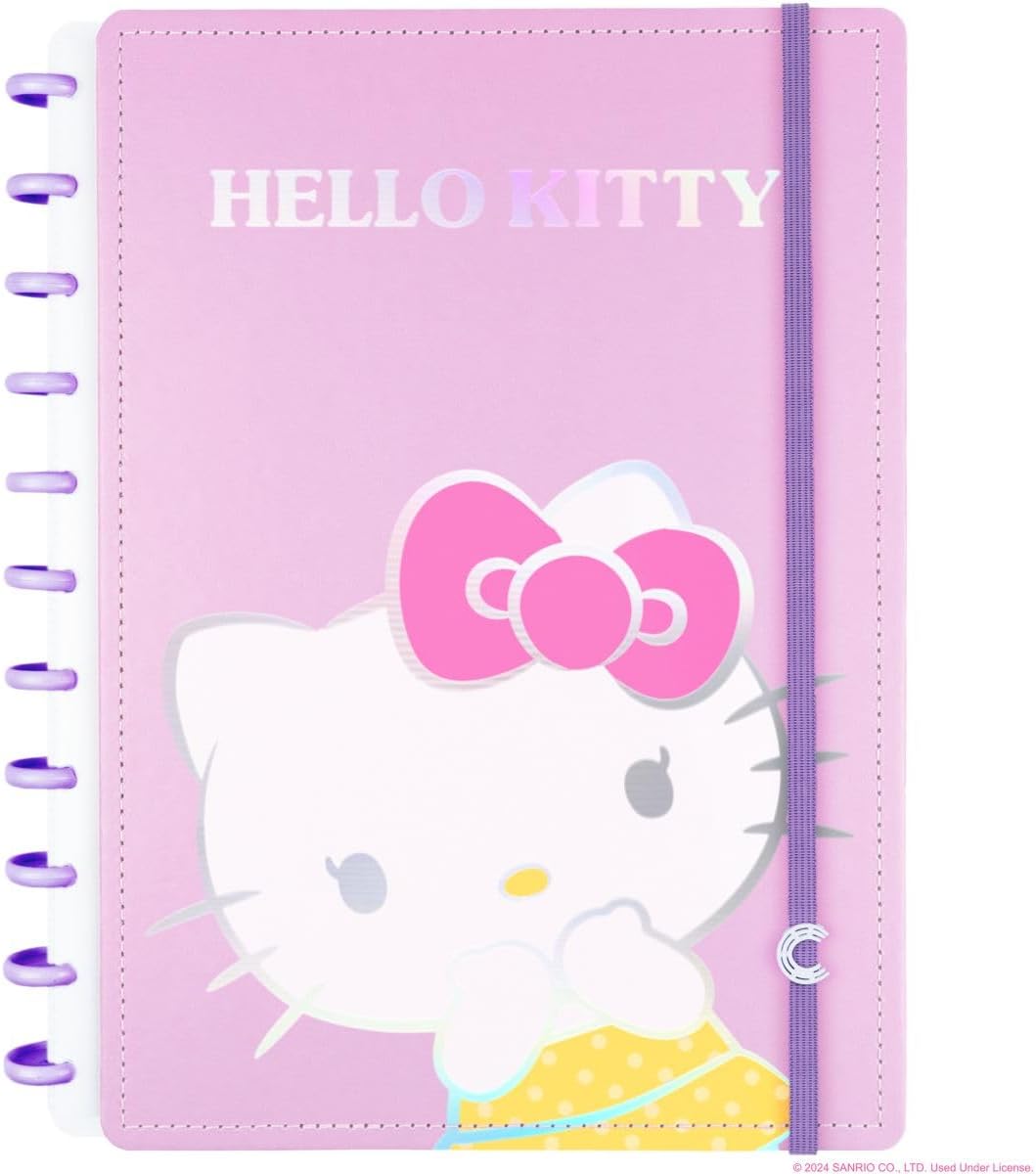 Caderno Inteligente Hello Kity 60 Folhas com Pauta e 20 Folhas Lisas