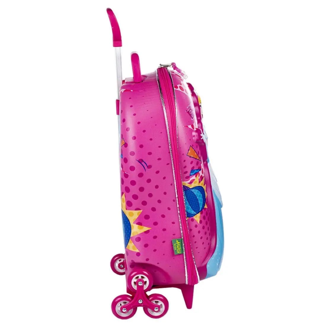 Mochila com Rodas Infantil Diplomata Princesa Cinderela Rodinha Tripla Grande