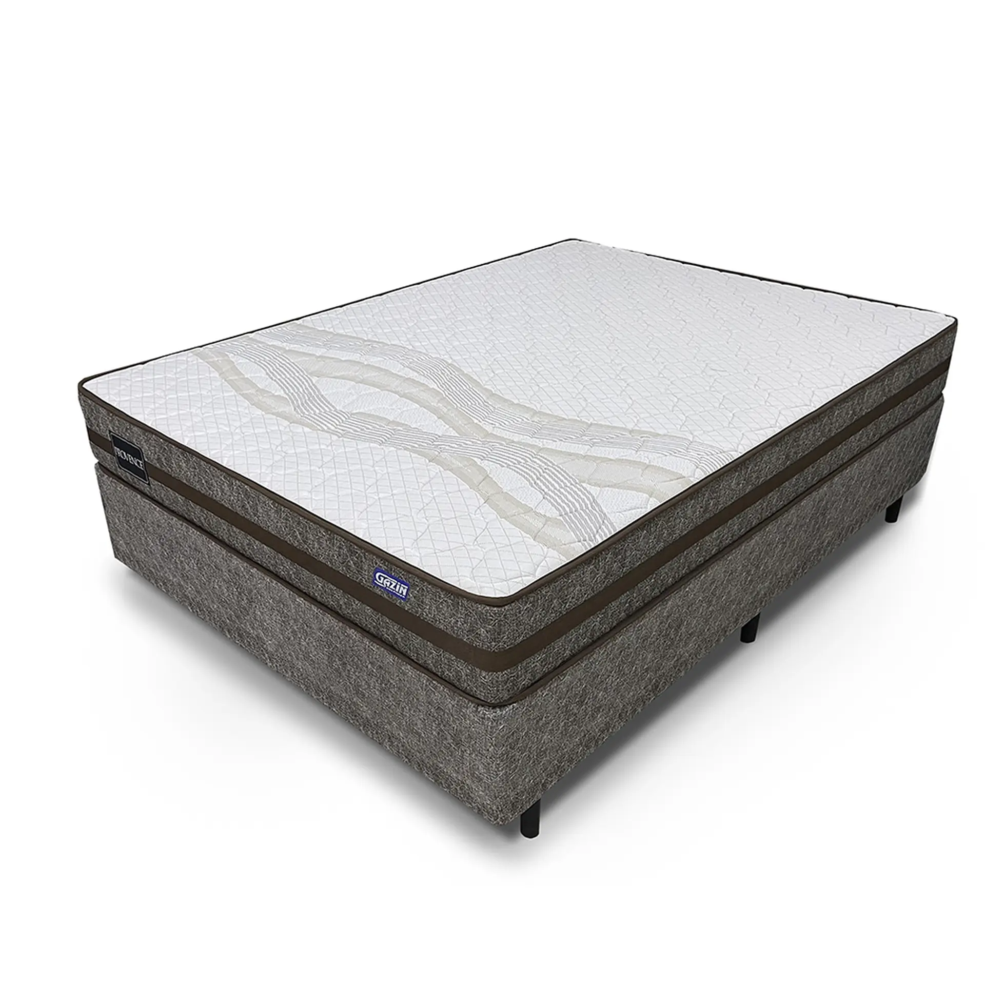 Colchão Cama Box Gazin Molas Casal Provence 138x188 - Marrom