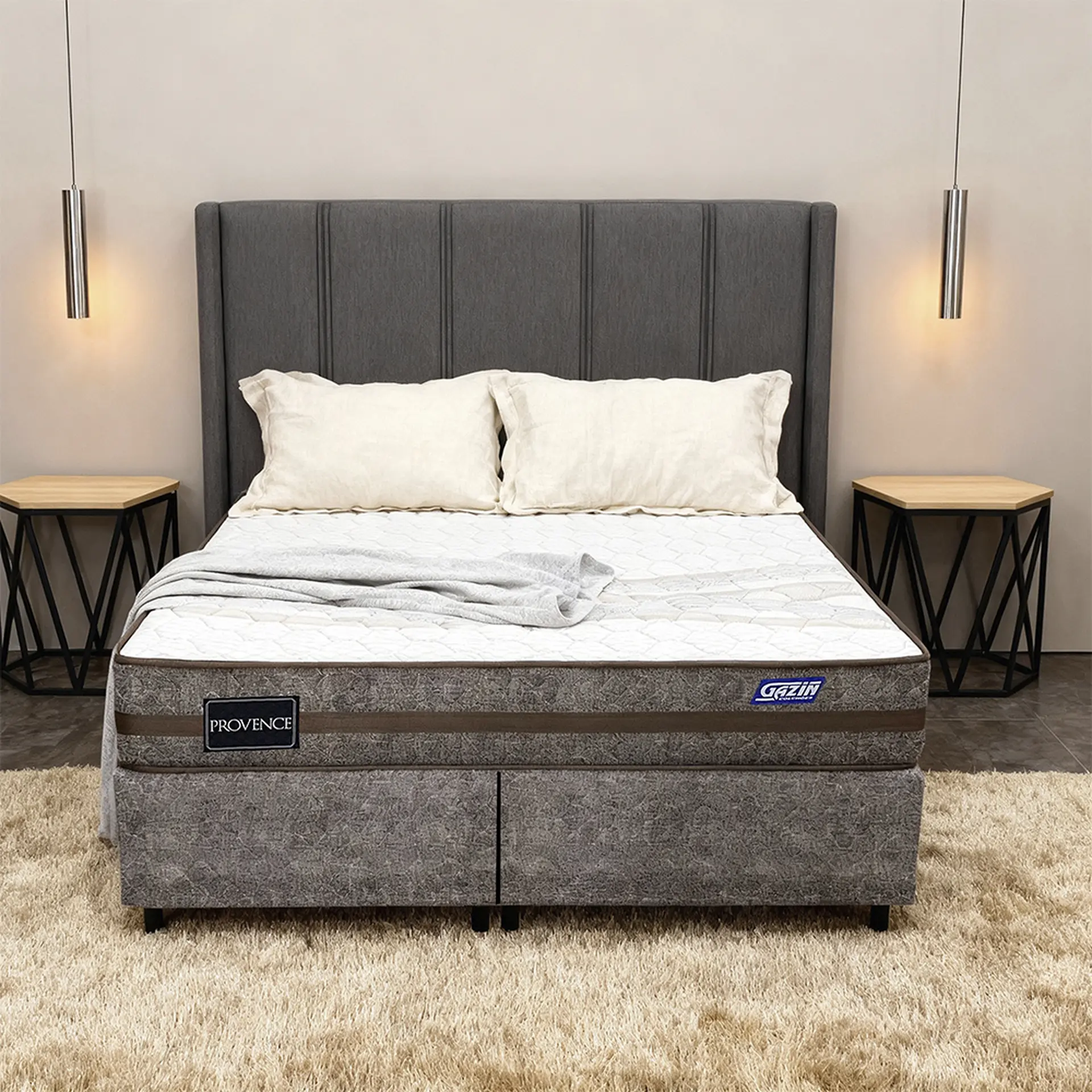 Colchão Cama Box Gazin Molas Casal Provence 138x188 - Marrom