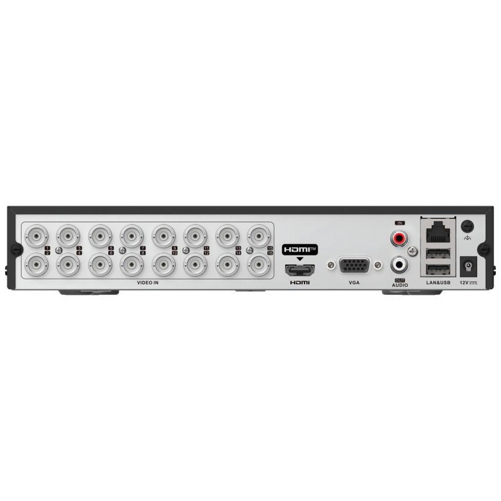 DVR Turbo HD 1080P HiLook 16 Canais Híbrido HLDVR216QM1T