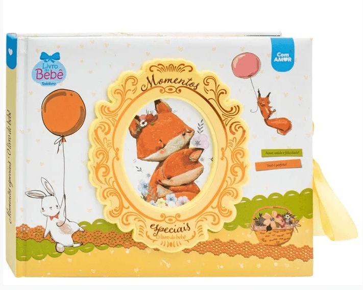 Livro Todolivro Momentos Especiais Do Bebe Amarelo