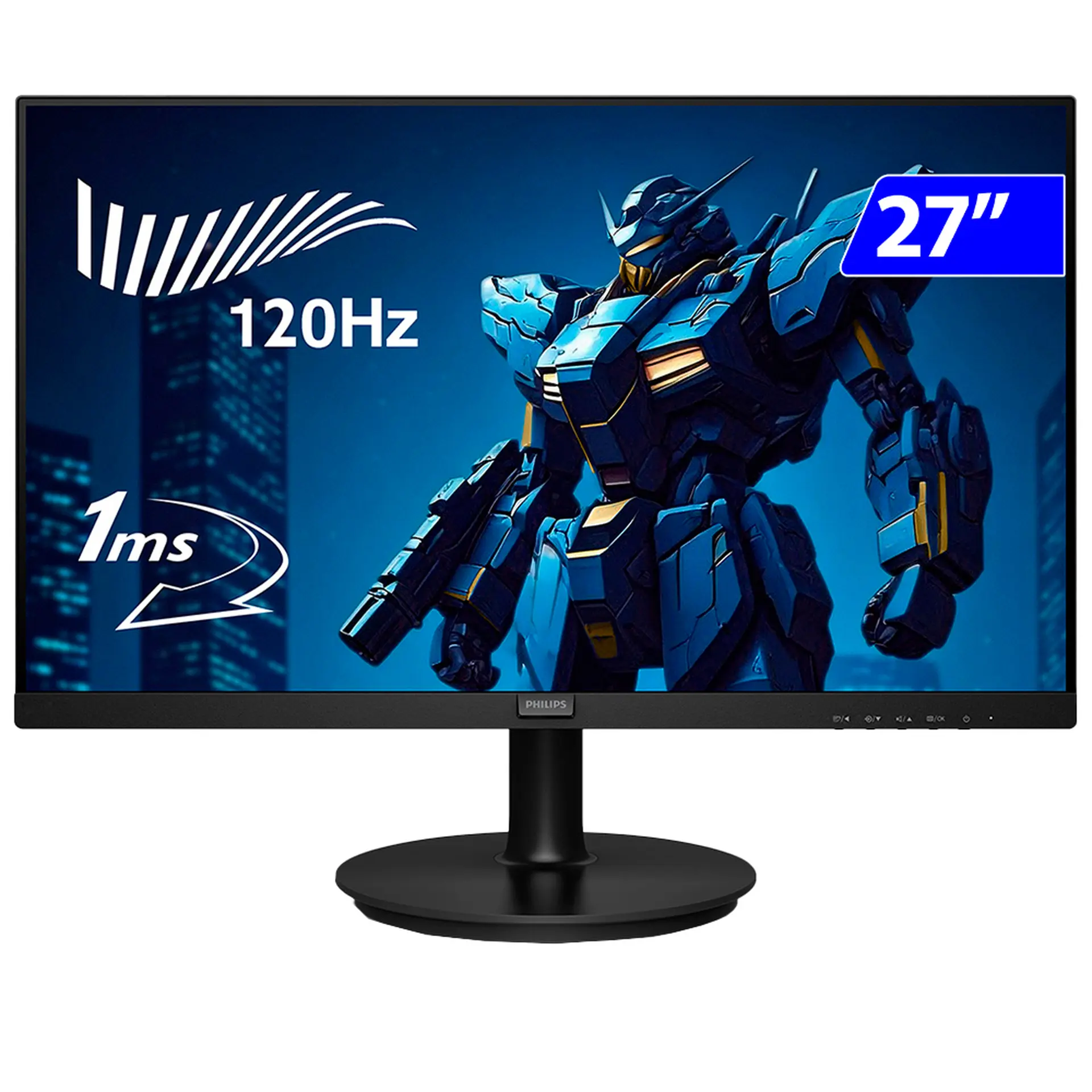 Monitor Gamer Philips VA 27" Wide Full HD HDMI VGA 271V8LAB3/57 - Preto - Bivolt