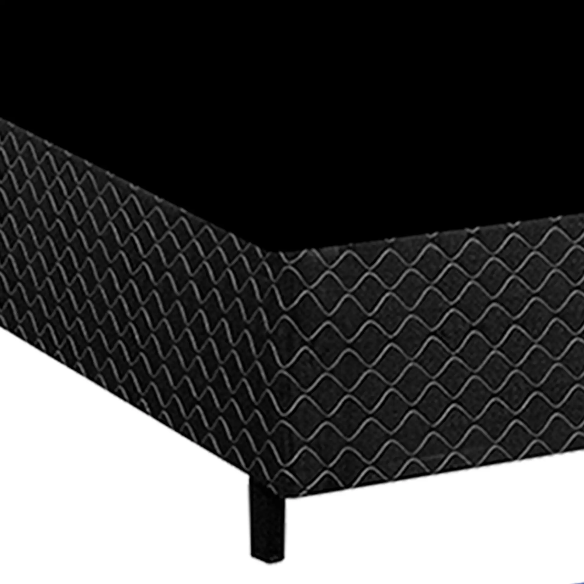 Base Cama Box Gazin Poliester Bord 27x138x188cm - Preto