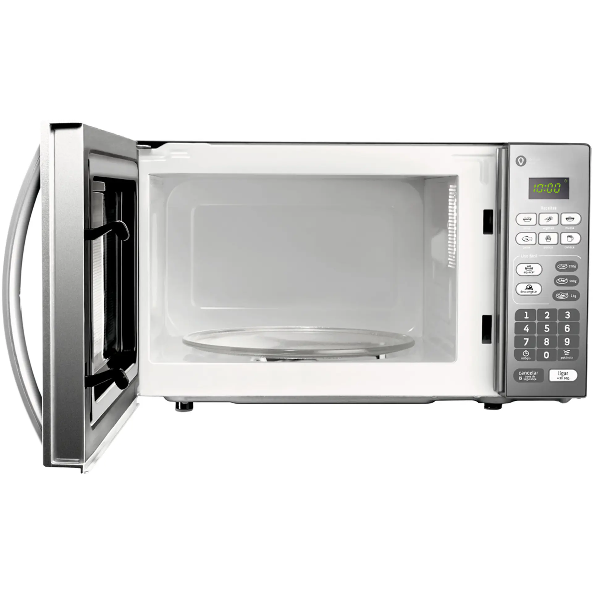 Micro-ondas Consul 20L 620W Espelhado Função Descongelar CM020BF - Inox - 110 Volts