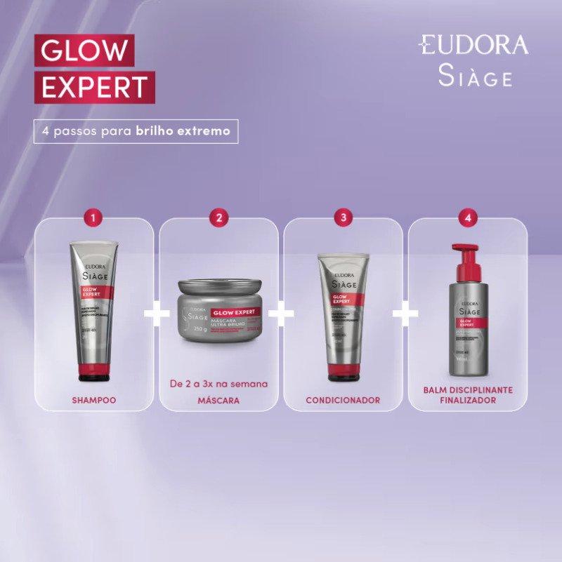 Máscara Capilar Ultra Brilho Siàge Glow Expert 250g Eudora