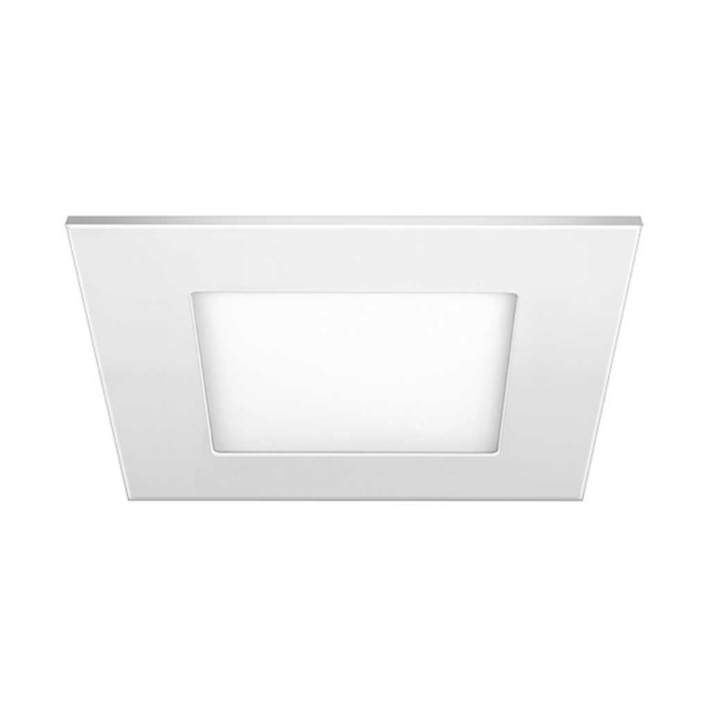 Luminária Plafon 6W LED 6500k Quadrado 117x117x25mm de Embutir Bivolt Elgin - 48D6WEQB0000