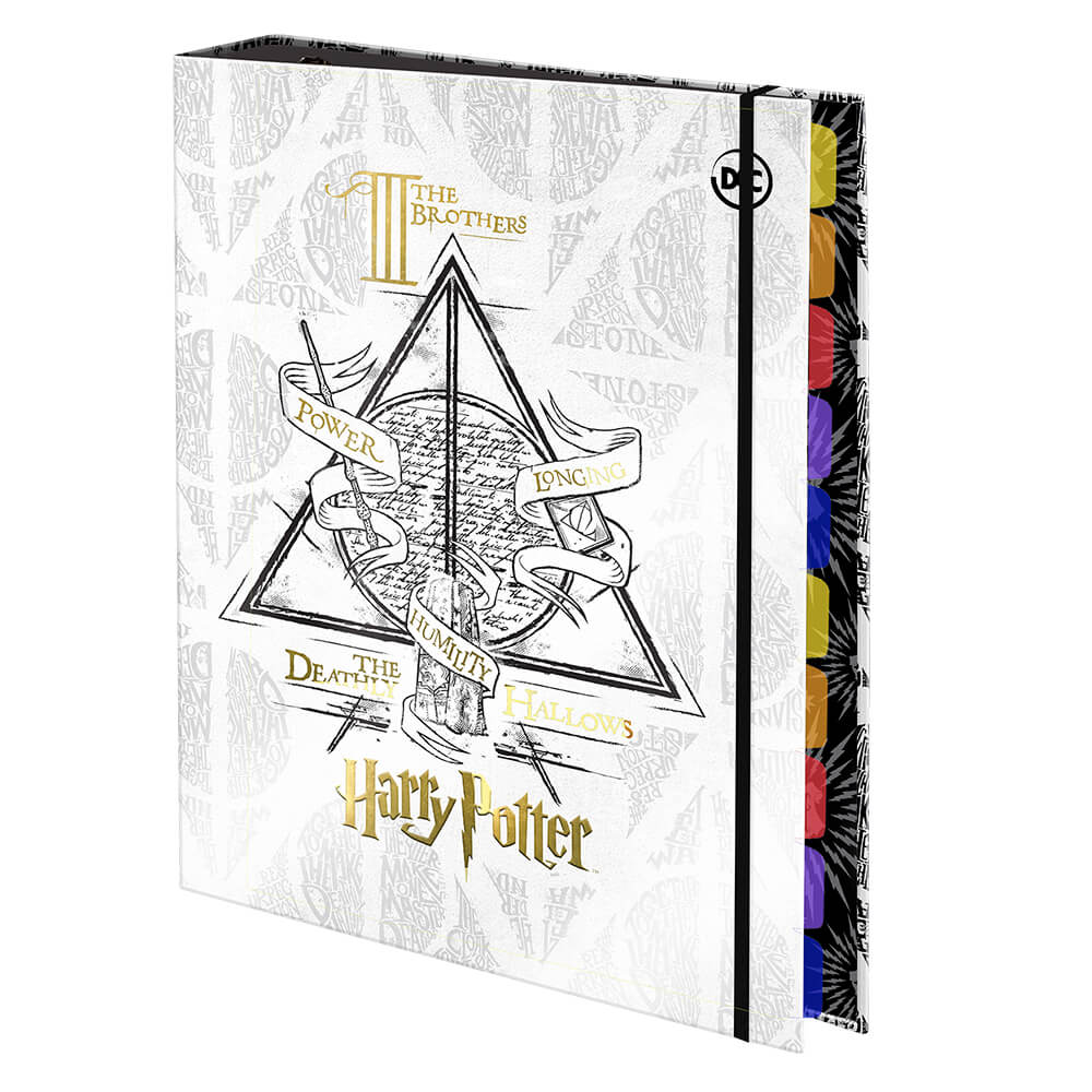 Caderno Fichário DAC Harry Potter Colegial com Elástico 48 Folhas