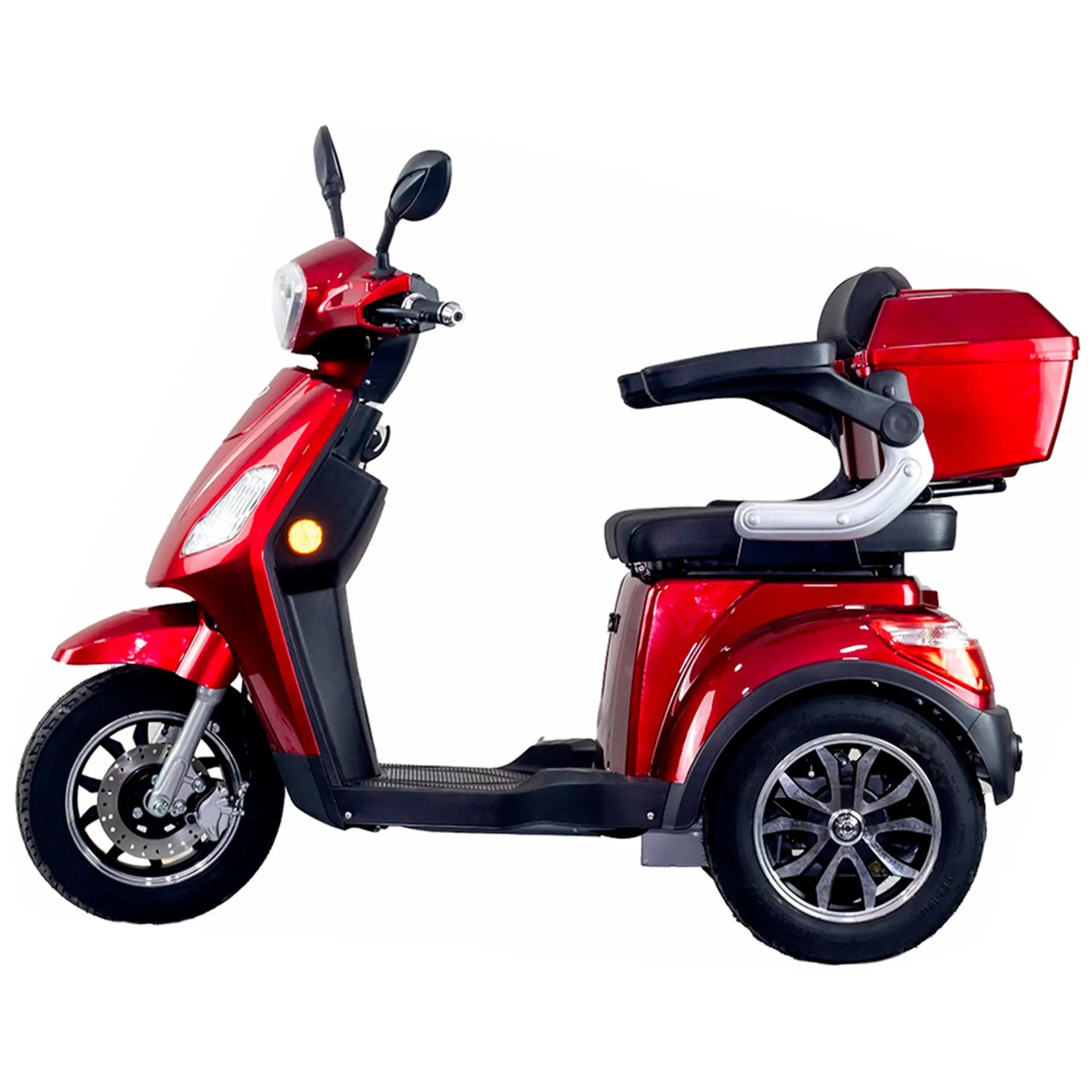 Triciclo Elétrico Plus Sousa Motos 600W 48V TRE48V - Vermelho - Bivolt