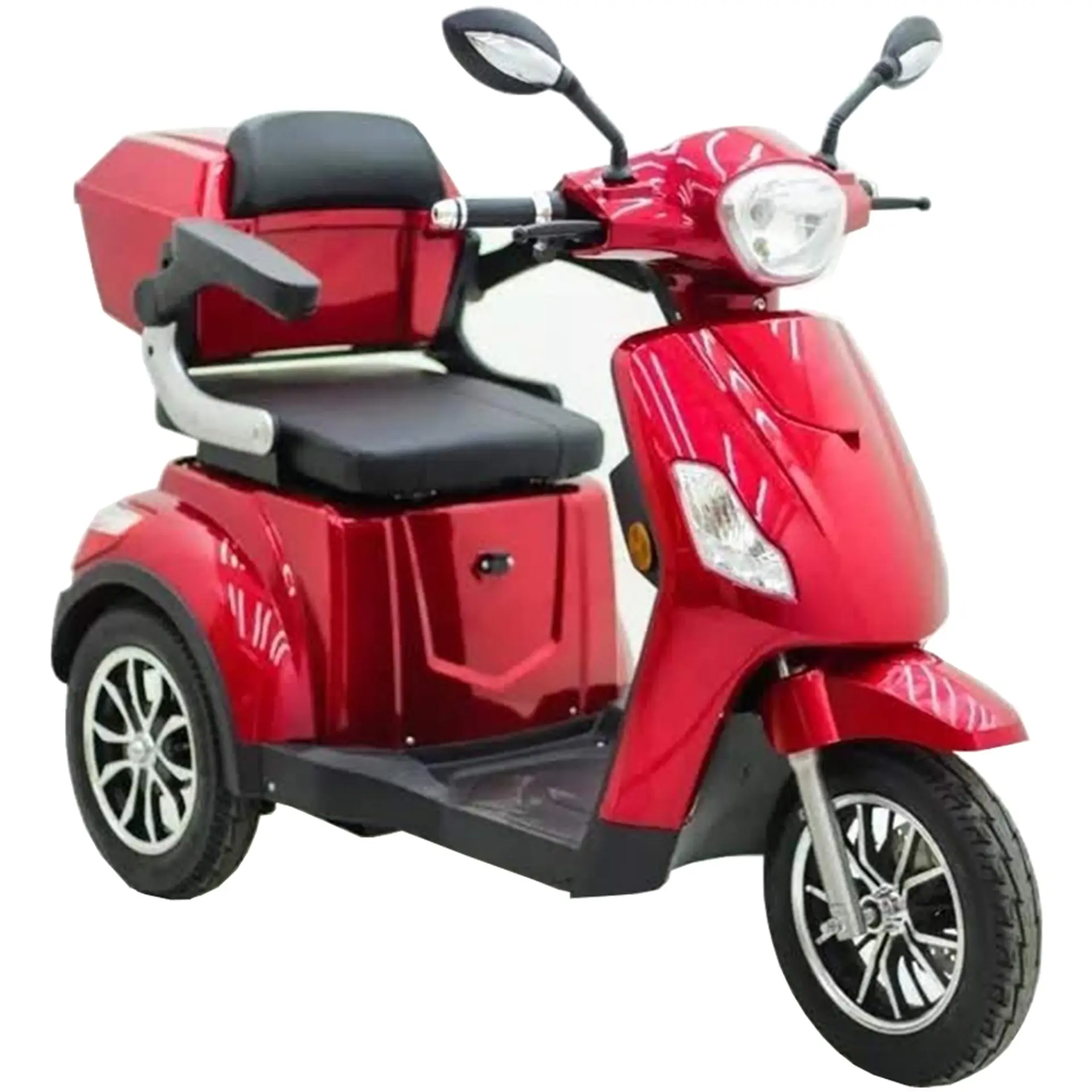Triciclo Elétrico Plus Sousa Motos 600W 48V TRE48V - Vermelho - Bivolt
