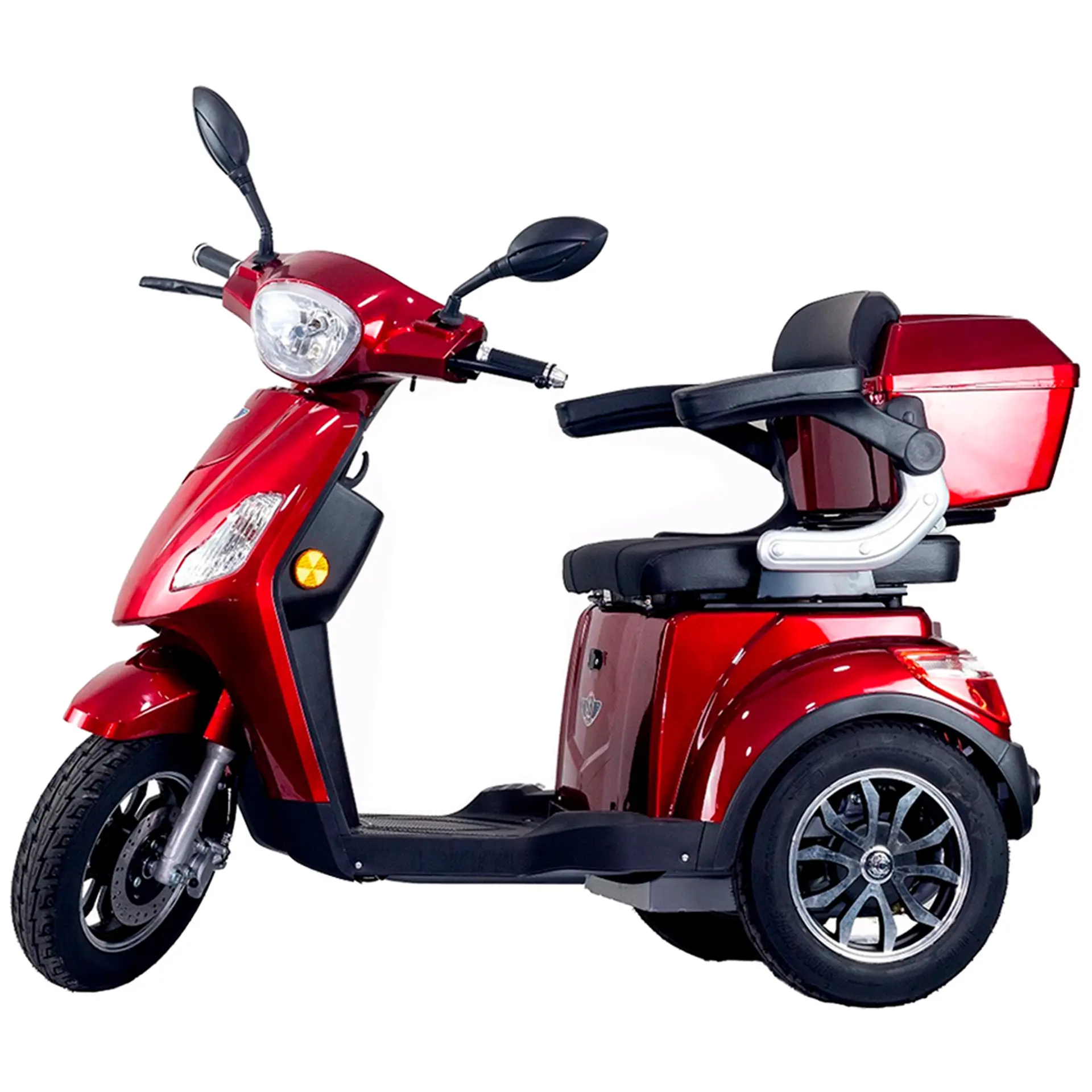 Triciclo Elétrico Plus Sousa Motos 600W 48V TRE48V - Vermelho - Bivolt