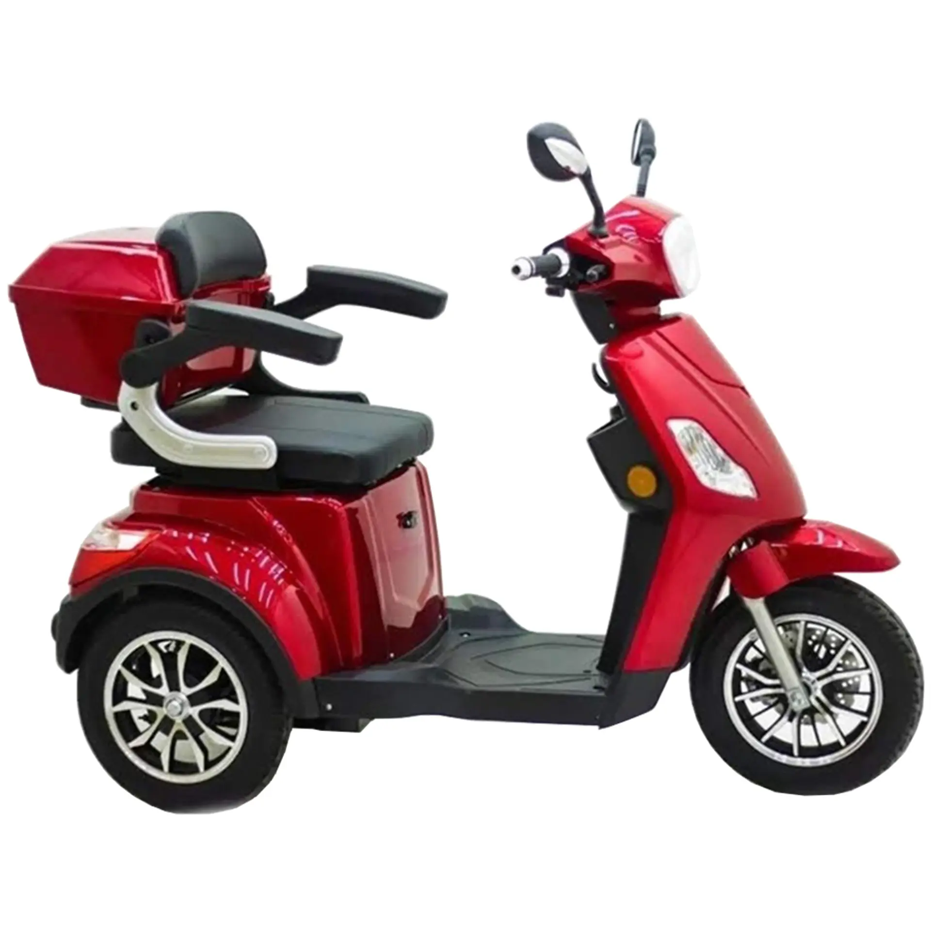Triciclo Elétrico Plus Sousa Motos 600W 48V TRE48V - Vermelho - Bivolt