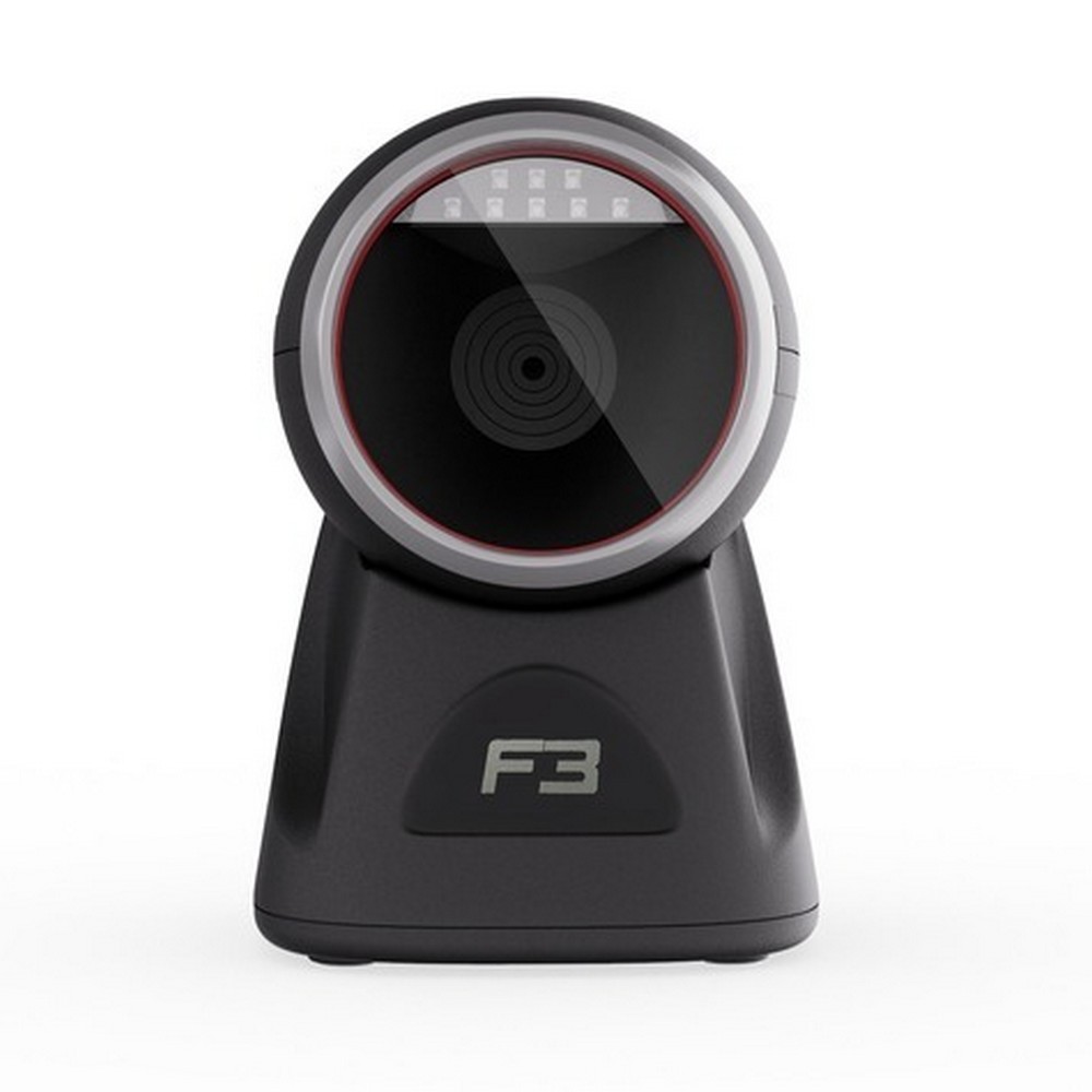 Leitor Código de Barras QR Code Imager 1D 2D Fixo de Mesa F3 LTGT 8800 USB Lê Nota Fiscal Eletrônica Boleto Bancário