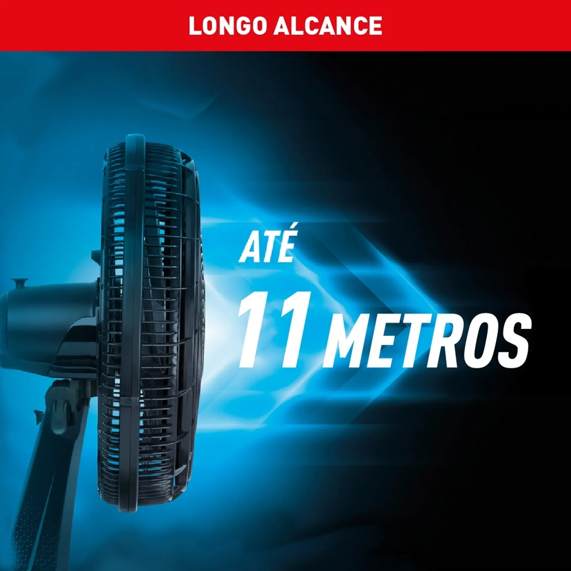 Ventilador de Coluna Arno X-Treme 7 40cm 7 Pás 3 Velocidades 150W VE7C - Preto - 110 Volts