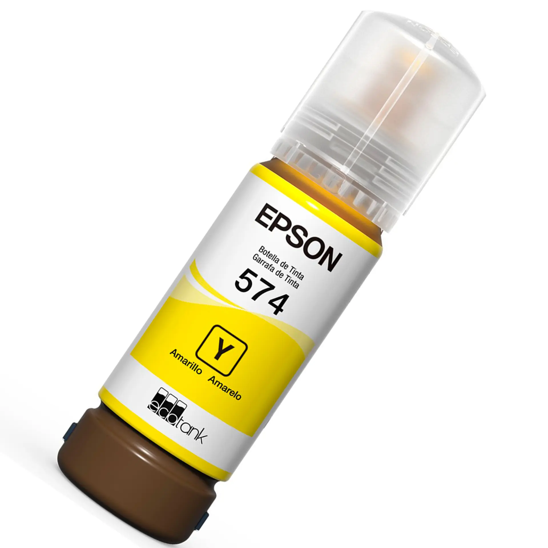 Refil para Tanque de Tinta Epson Amarelo 574 até 2.100 Fotografias